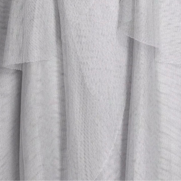 DONNA MORGAN Hyacinth Illusion Yoke Tiered Gown, 0 - Picture 4 of 5